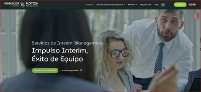 Diseño Web para empresa de Interim management en Barcelona
